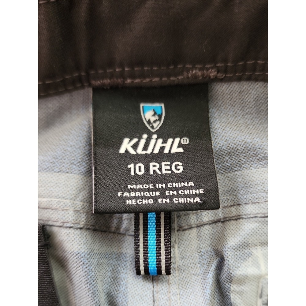 KÜHL Jetstream Women's Size 10 Outdoor Hiking Trail Zip Cargo Pants Black Nylon - Picture 3 of 8
